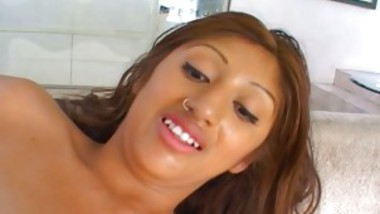 Hispanic Beauty Anal Sex And Loving The Cumshot To End