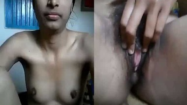 Dehati pink pussy show MMS selfie video