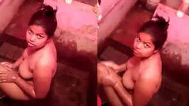 desi girl bathing lover take video