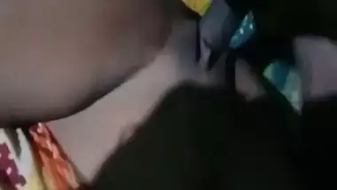 Devar fucks his Bhabhi?s cunt at night in a desi sex video