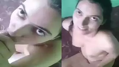 Beautiful eye desi blowjob girlfriend viral MMS