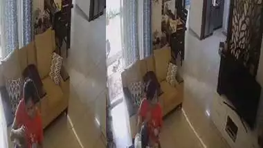 Uncle sucking maid boobs in CCTV free Indian sex