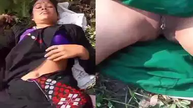 Boudi fucking outdoors with neighbor having small penis