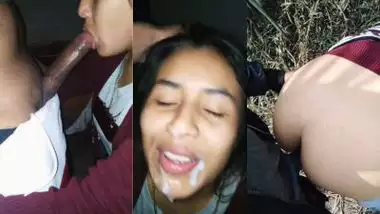 Young college couple fucks outdoors in Nepali sex MMS