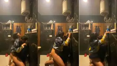 Horny girl?s xxx mms of riding a dick in the bathroom